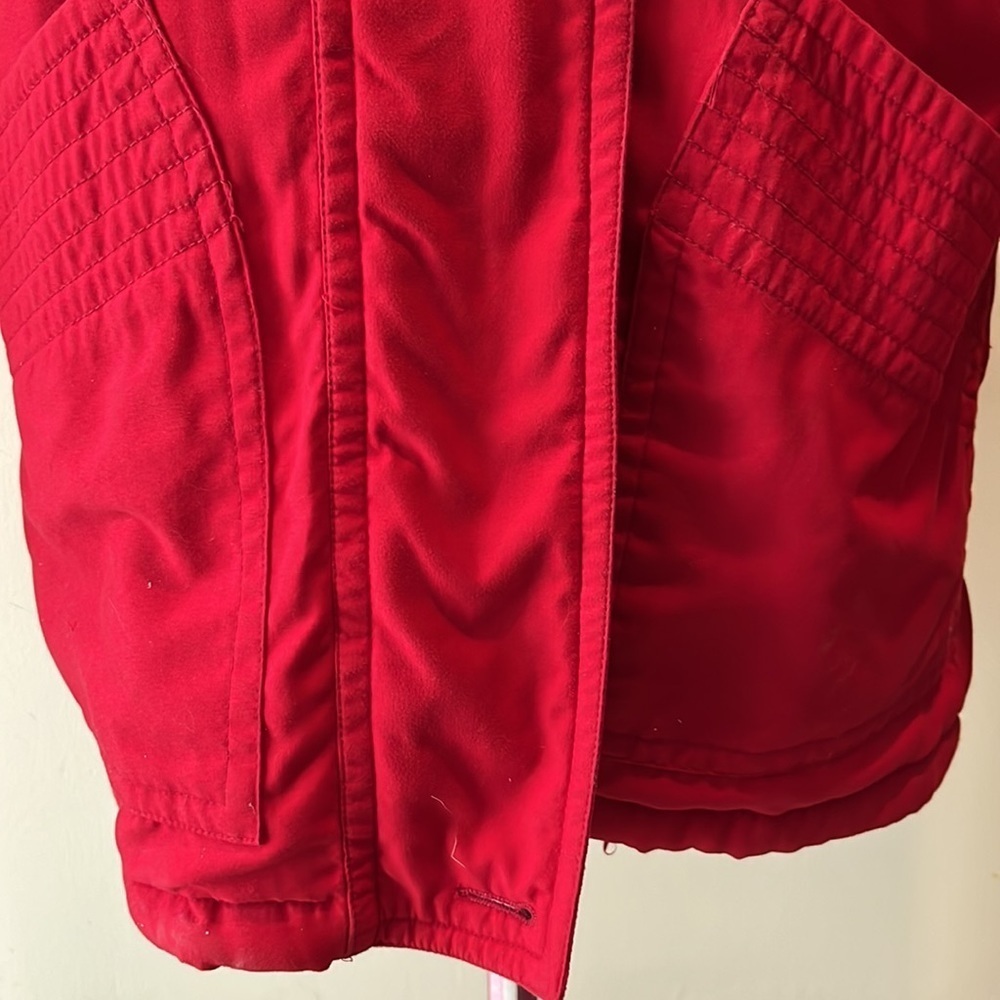 Fleet Street NWOT Gorgeous red heavy weight Stylish winter coat Size SP - Picture 8 of 15